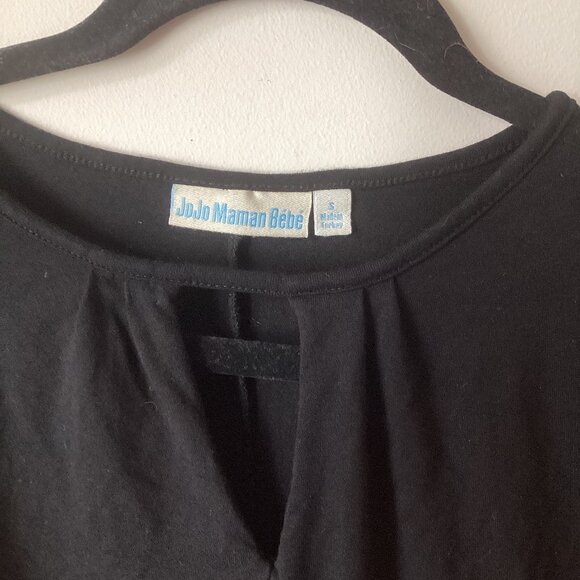 Black Jersey Maternity / Nursing Dress by Jojo Maman Bebe - Picture 2 of 5